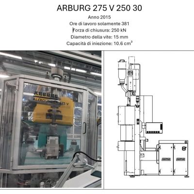 Presse à injecter Arburg verticale 25T
